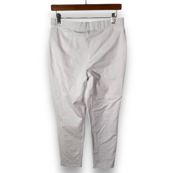 Susan Graver Ankle Pants White Classic Fit Stretch XS - Picture 4 of 10